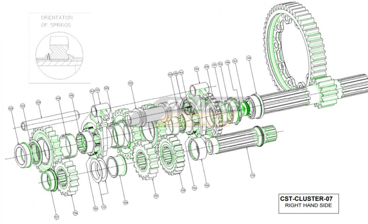 CLUSTER LH Diagram